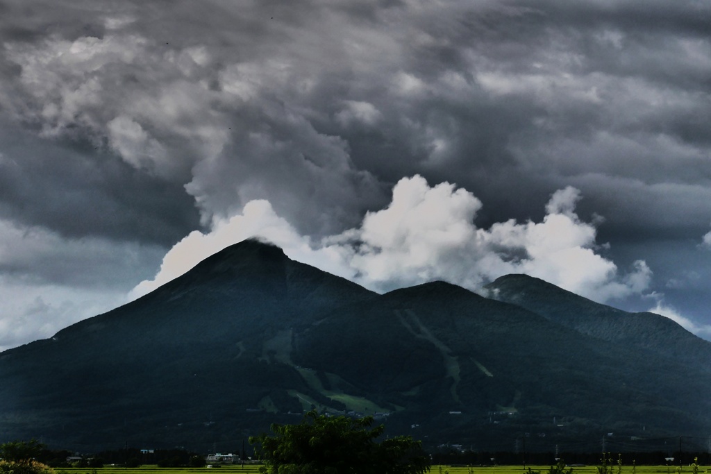 荒ぶる磐梯山