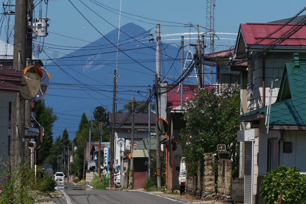 湖南町からの磐梯山