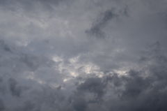 船上からみた雲