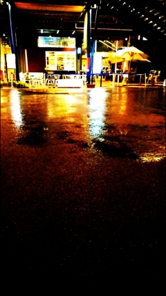 雨の待ち時間3