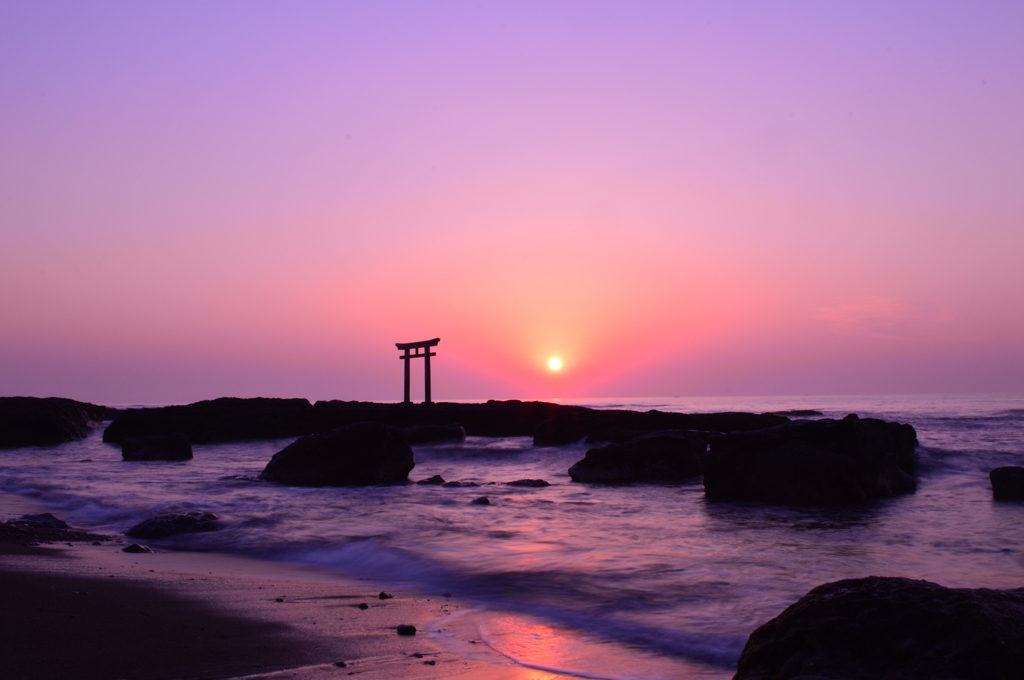 大洗の夜明け⑤