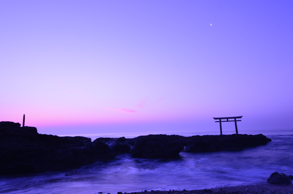 大洗の夜明け③