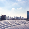 空から見る東京ドーム。