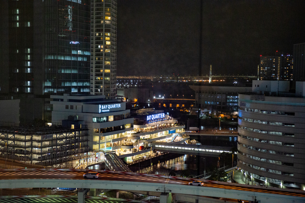 横浜の夜景。