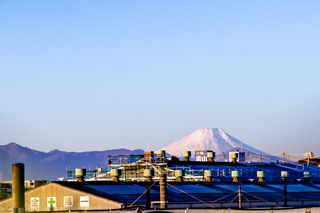 富士山。