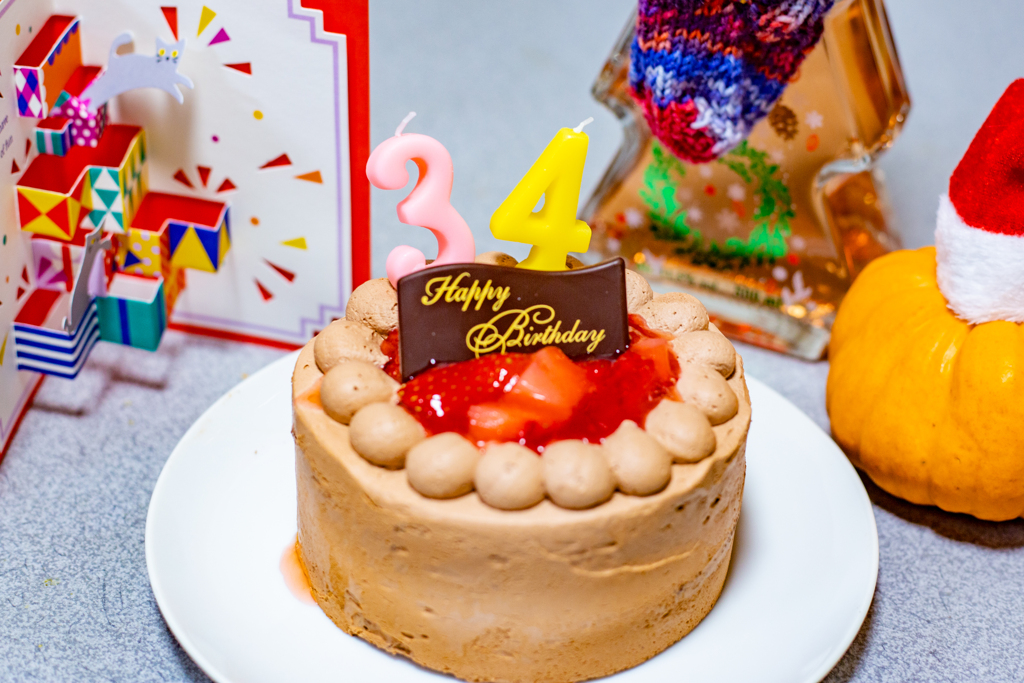 お誕生日ケーキ。