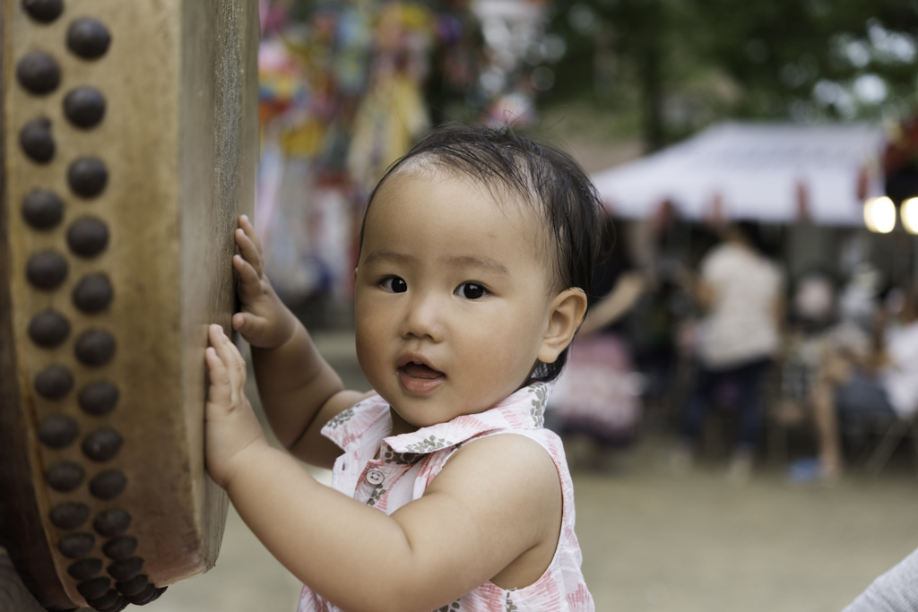 孫の瑚々の夏祭り