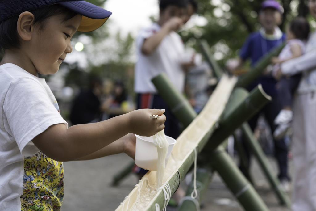 孫の暖士の夏祭り