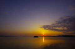 宍道湖夕日