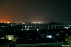 玉島の夜景。