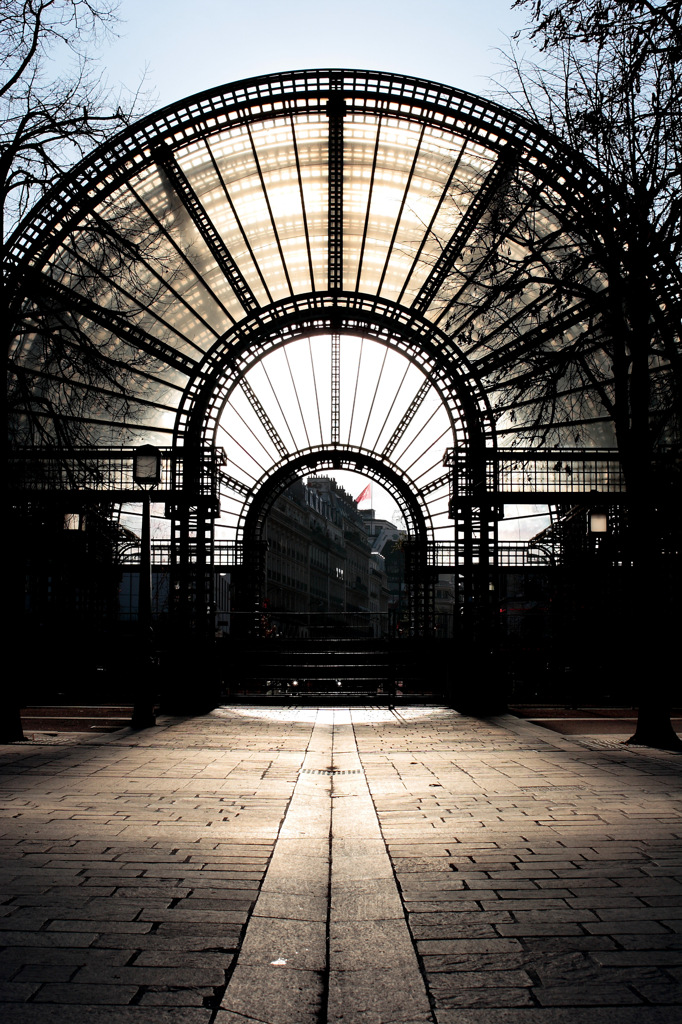 Beyond the arch