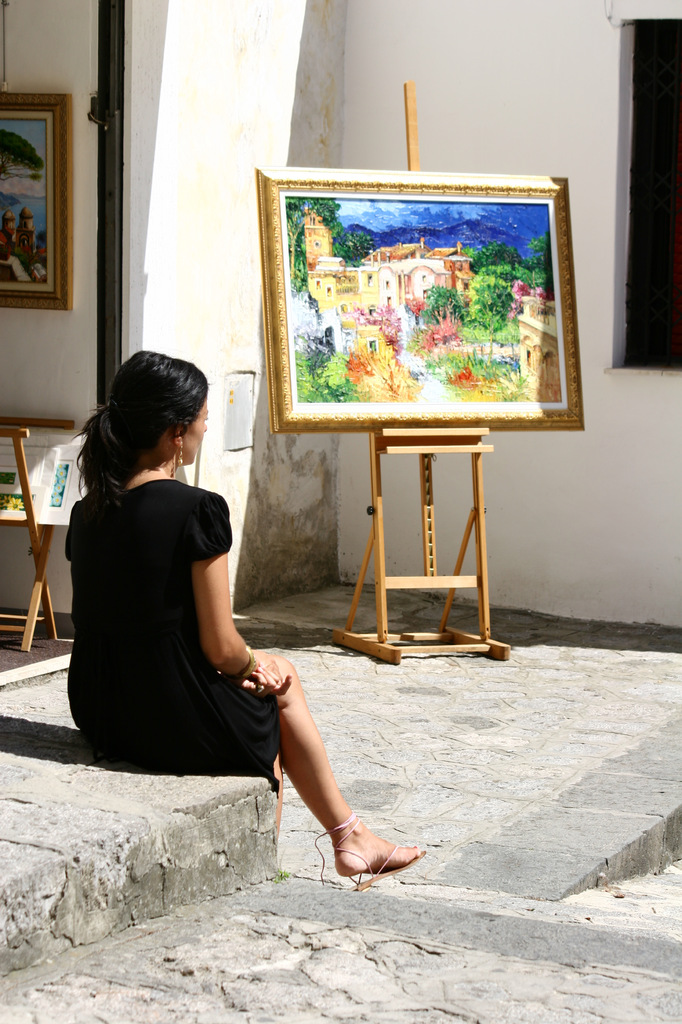 美女と絵画