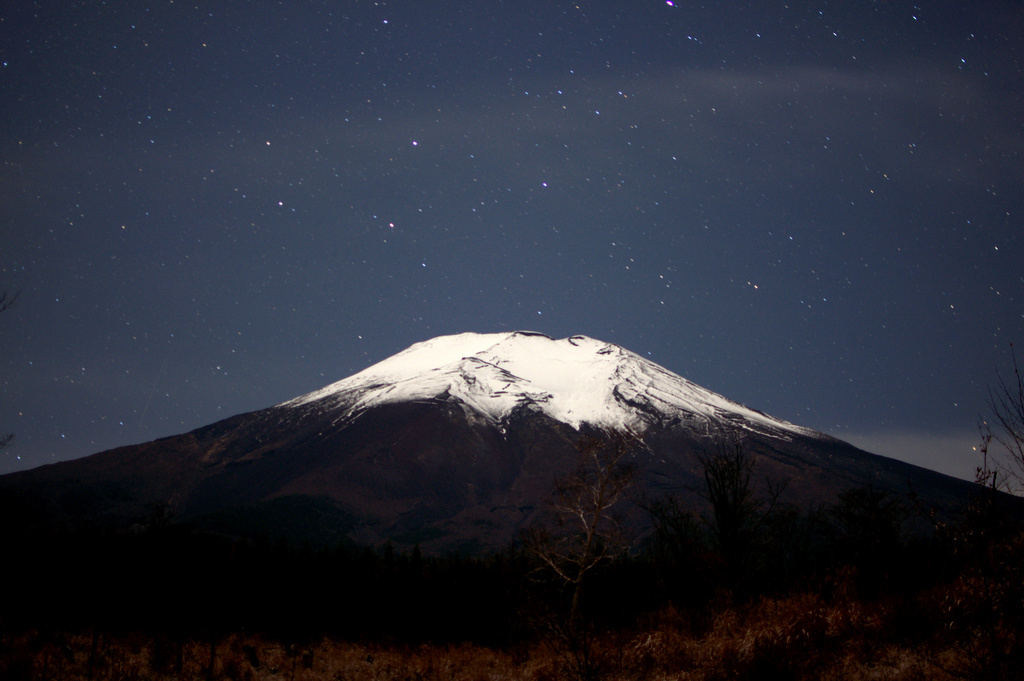 富士山と星空3
