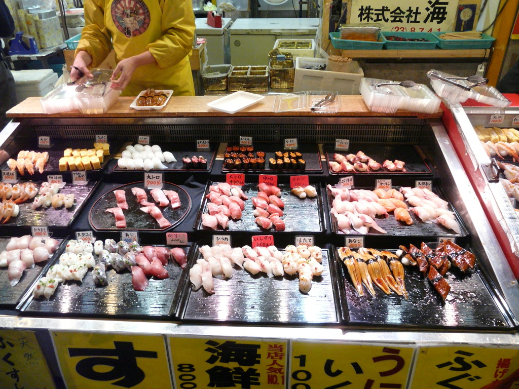 唐戸市場の寿司