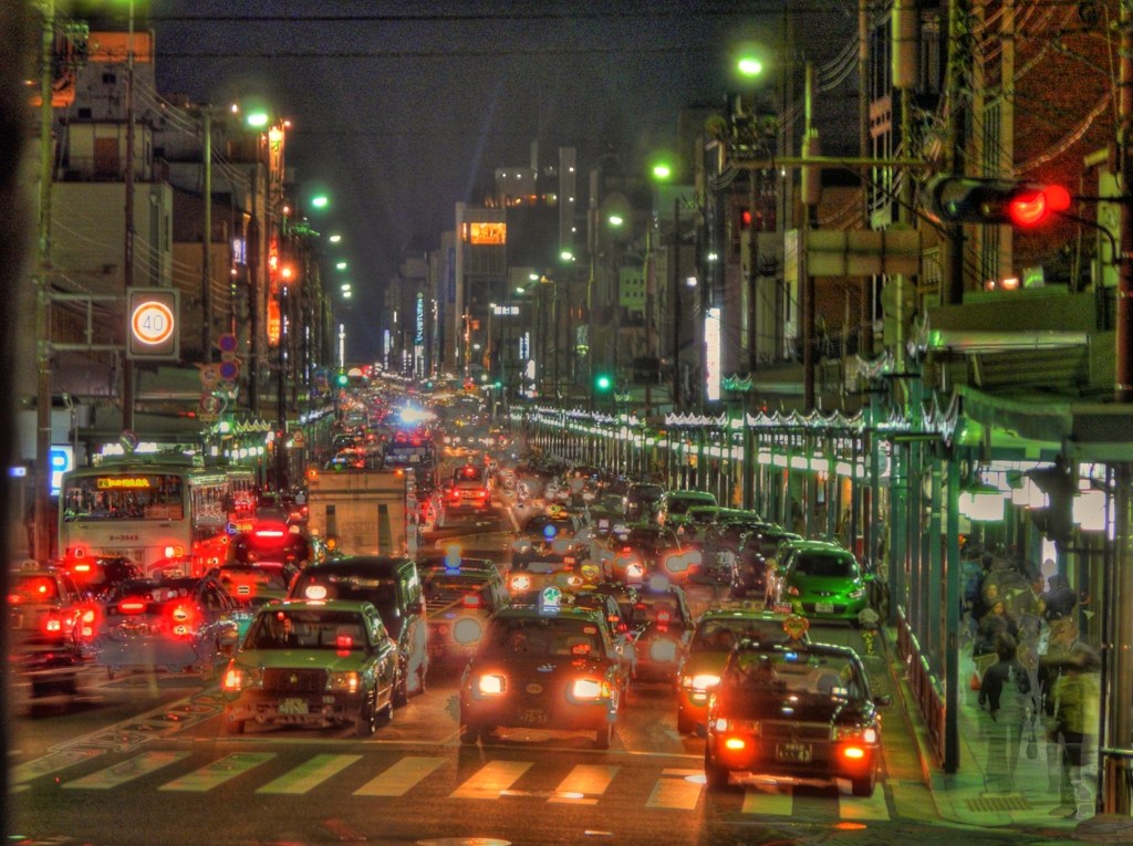 京都の夜