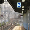 夕方の駅