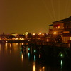 光と夜空