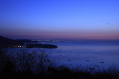 夜明け前の万葉岬