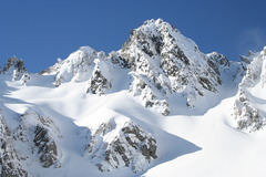 Blue Sky White Mountain