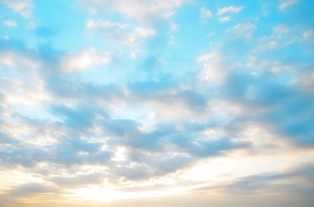 淡い空