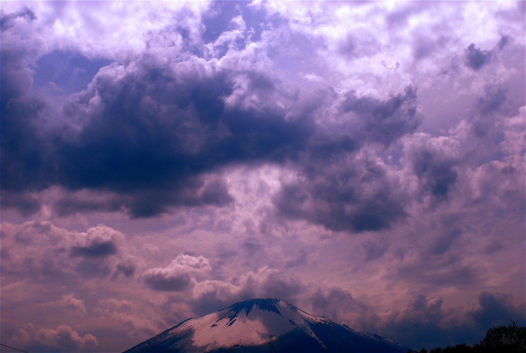 雲が湧く