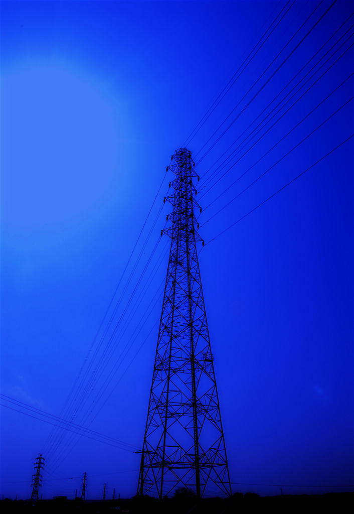 Iron Tower in Blue
