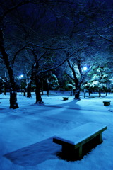 雪の腰掛け