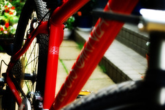 真っ赤な自転車