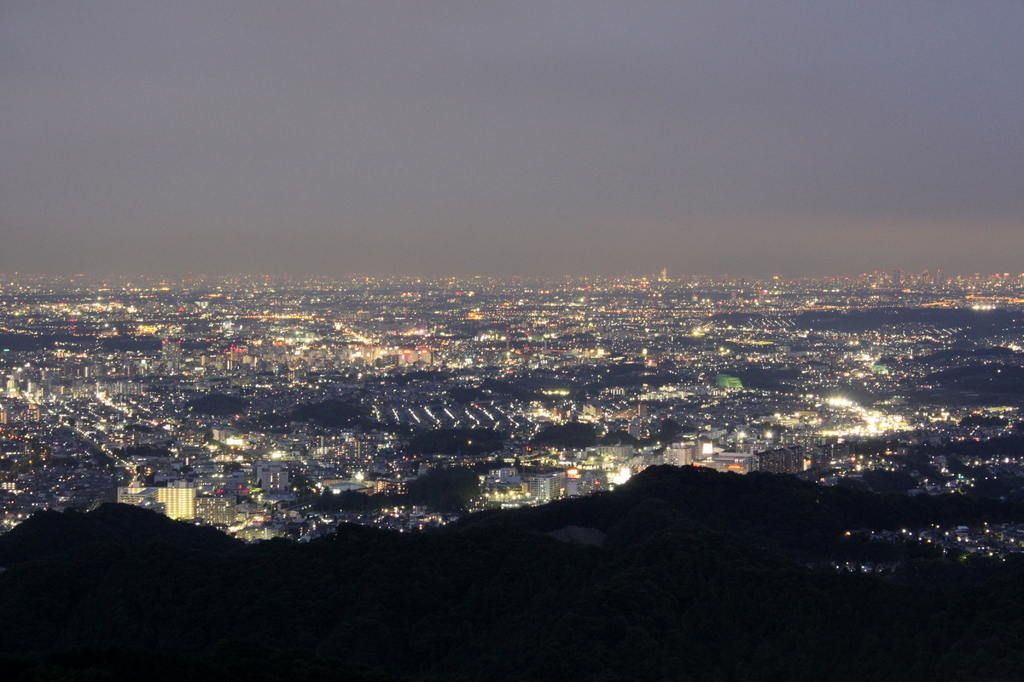 高尾山からの夜景