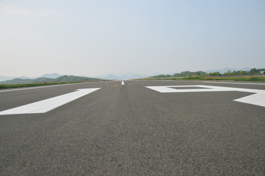 但馬國　こうのとり空港　滑走路散歩①