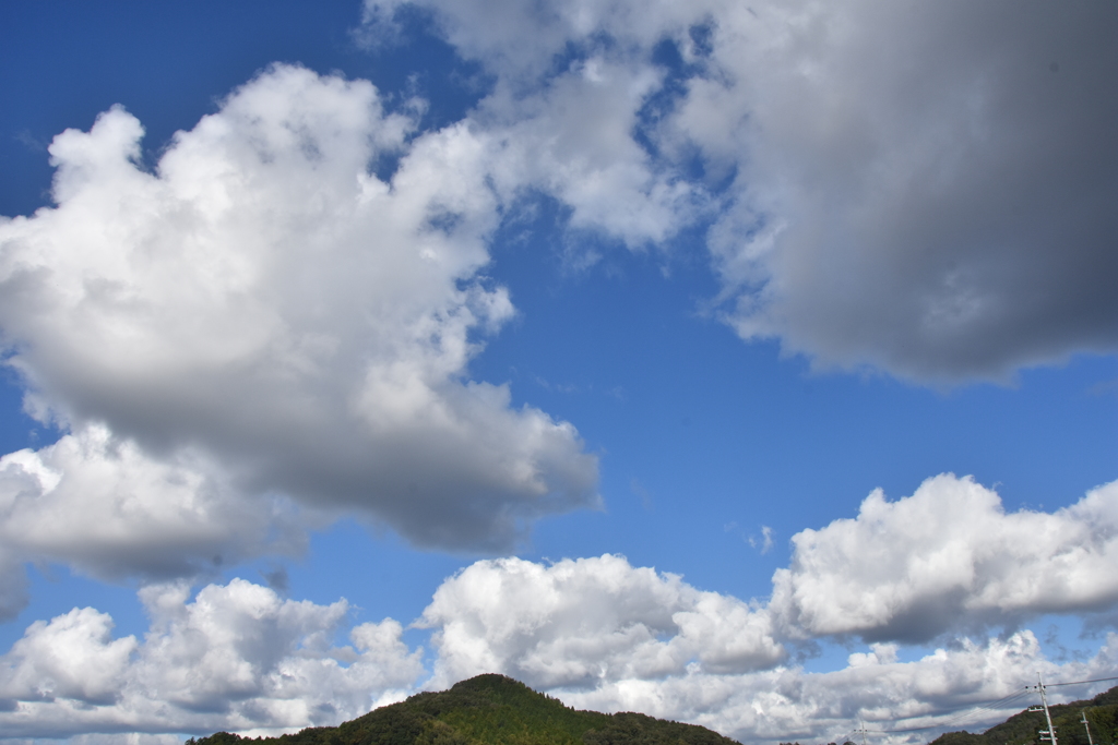 但馬國　豊岡日高の郷　秋の空①