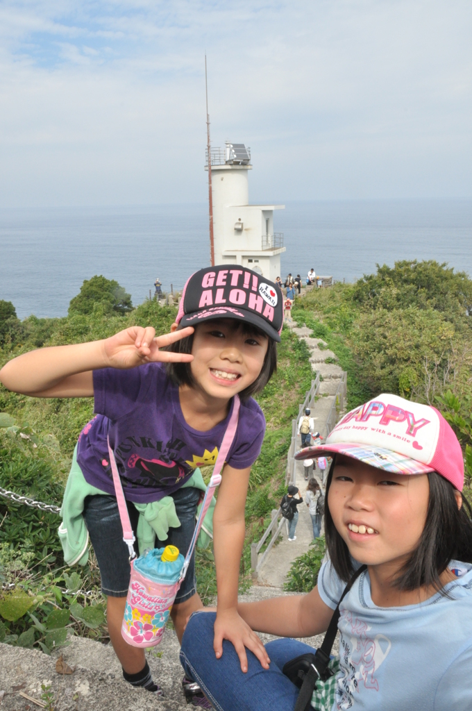 但馬國　山陰海岸ジオパーク　
浜坂　矢越ヶ鼻灯台