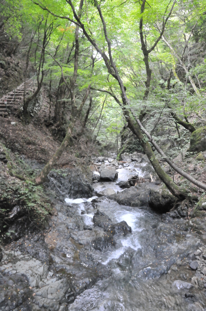 但馬國　大屋　天滝への道