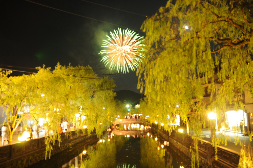 但馬國　城崎温泉　夢花火②