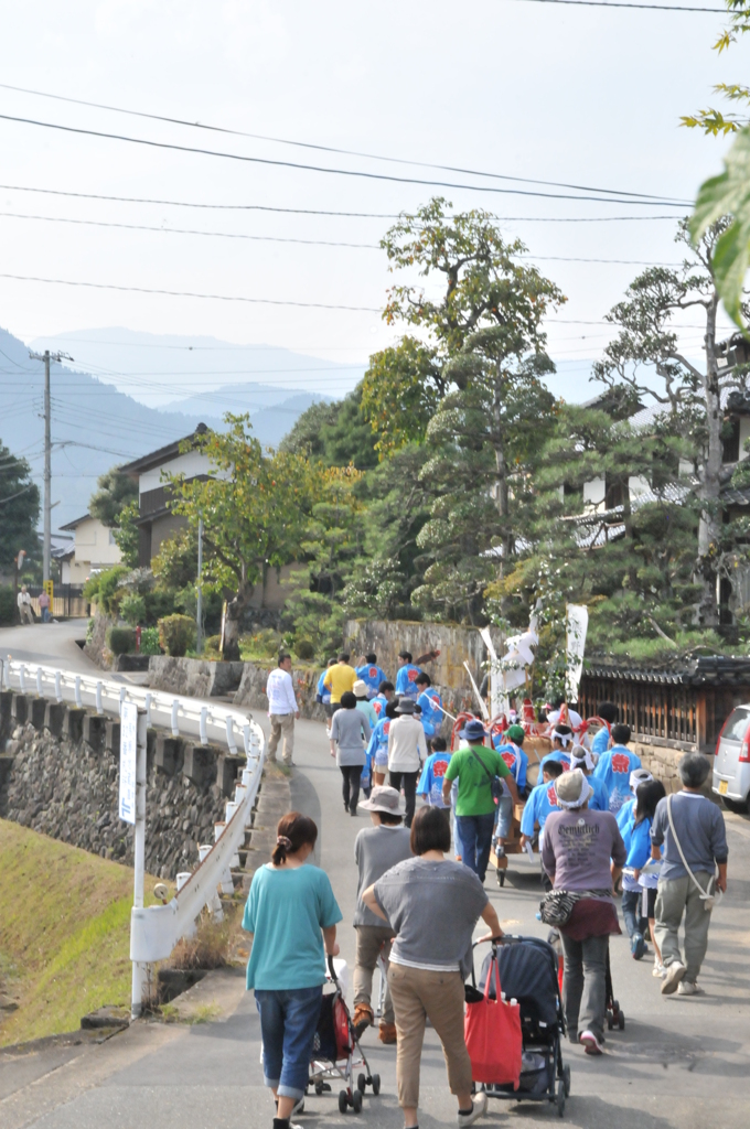 但馬國　秋祭り　こども神輿