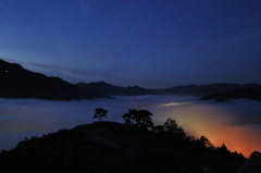 但馬國　竹田城　雲海
