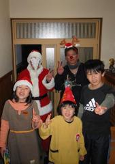 サンタがやってきた