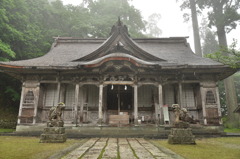 但馬國　妙見山　名草神社　拝殿