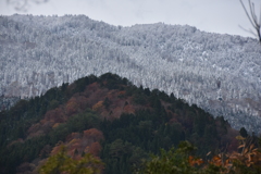 但馬國　妙見山　初雪