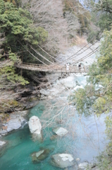 徳島　秘境“祖谷”にあるかずら橋②