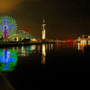 神戸の夜の港