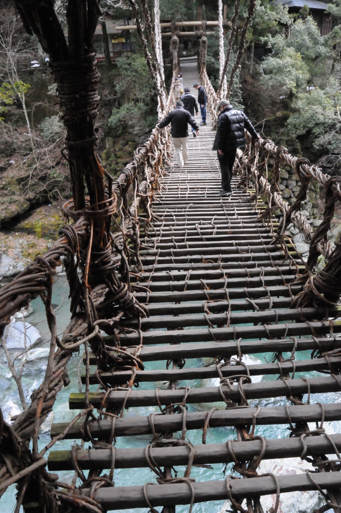 徳島　秘境“祖谷”にあるかずら橋①