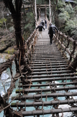 徳島　秘境“祖谷”にあるかずら橋①