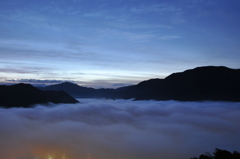 但馬國　竹田城　雲海（向いは朝来山）（蔵出し）