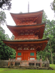 但馬國　妙見山　名草神社　新緑の三重の塔②