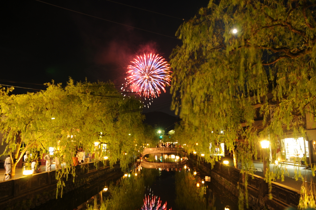 但馬國　城崎温泉　夢花火①