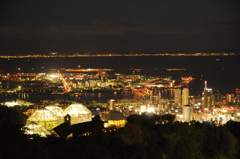 布引ハーブ園より　神戸の夜景