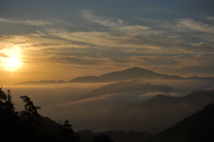 但馬國　竹田城　雲海　藤和峠より④