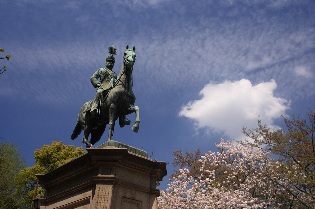 上野公園にて