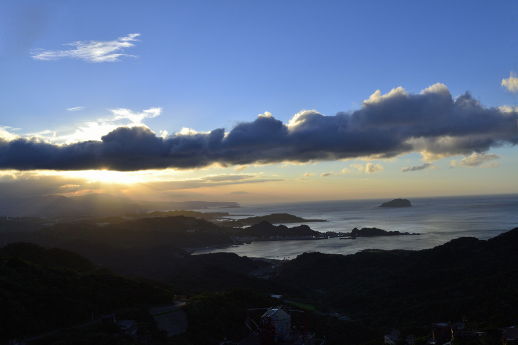 九份の空